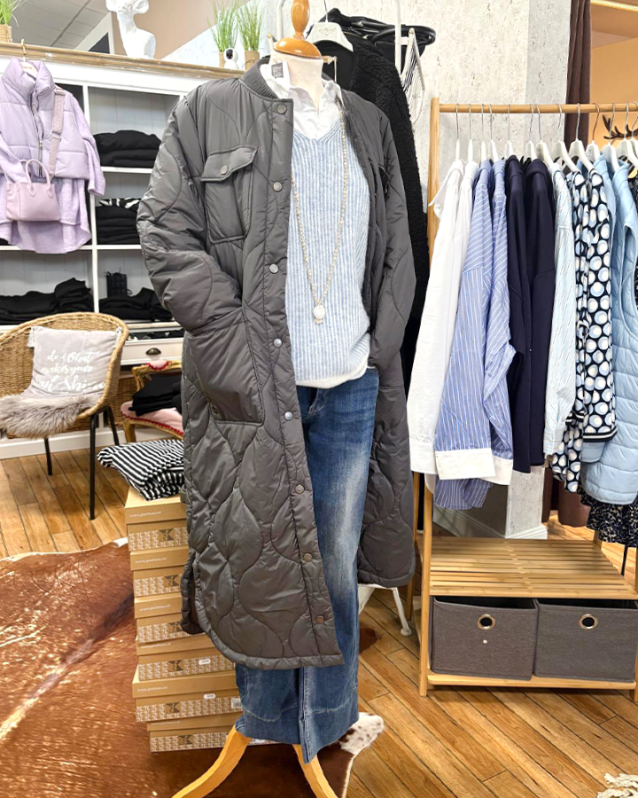 Jacke, Pullover Bluse mit cooler Jeans - die kleine Wundertüte
