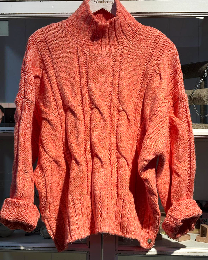 Pullover lachs-orange - die kleine Wundertüte