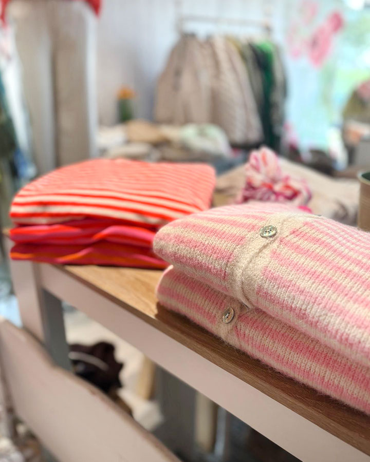 Shirts und Strick mit streifen rosa pink - die kleine Wundertüte