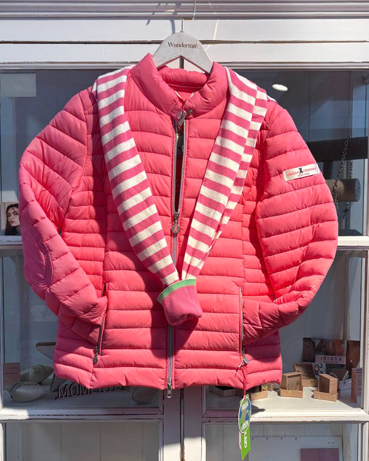leichte steppjacke in pink - die kleine Wundertüte