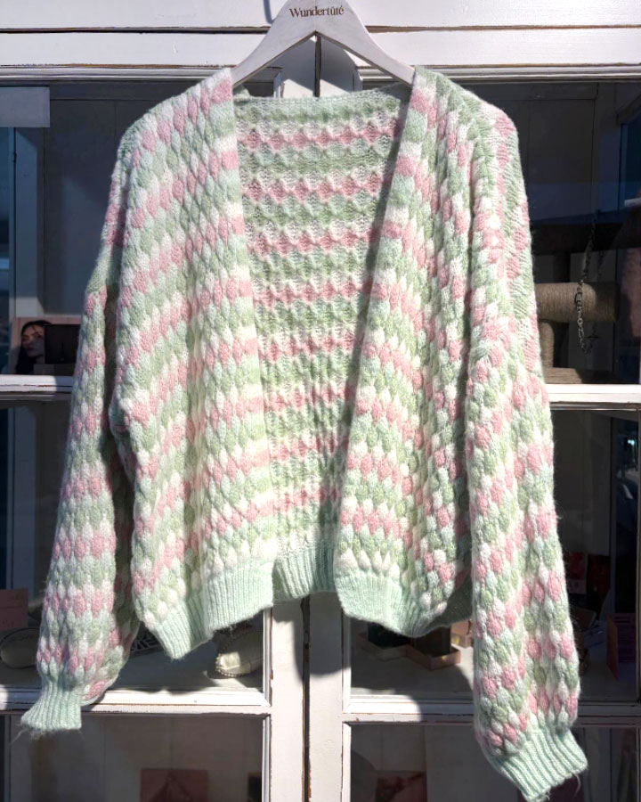 leichte Strickjacke mit muster - die kleine Wundertüte